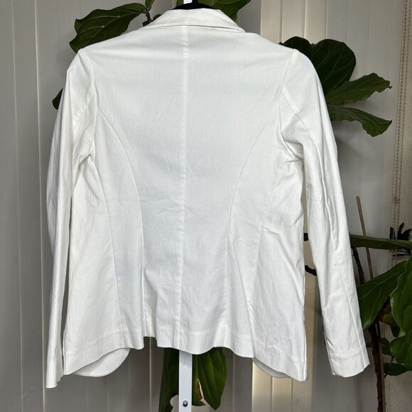 Jarbo Blazer White Color Open Equestrian Stretch Designer Size 2 NWT - Picture 6 of 7